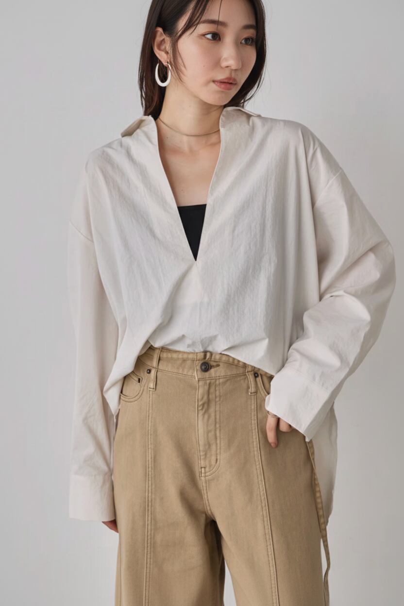 スキッパーシャツ