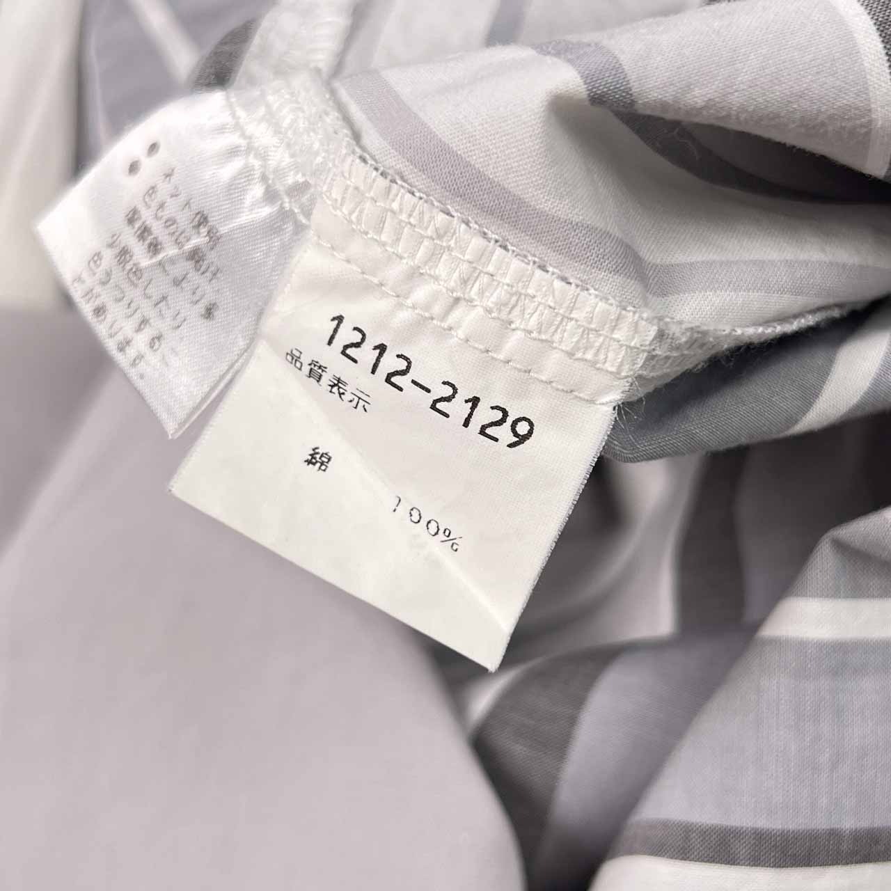 PIASPORTS ピアスポーツ ストライプ 半袖シャツ 3/グレー系 メンズ ライカ