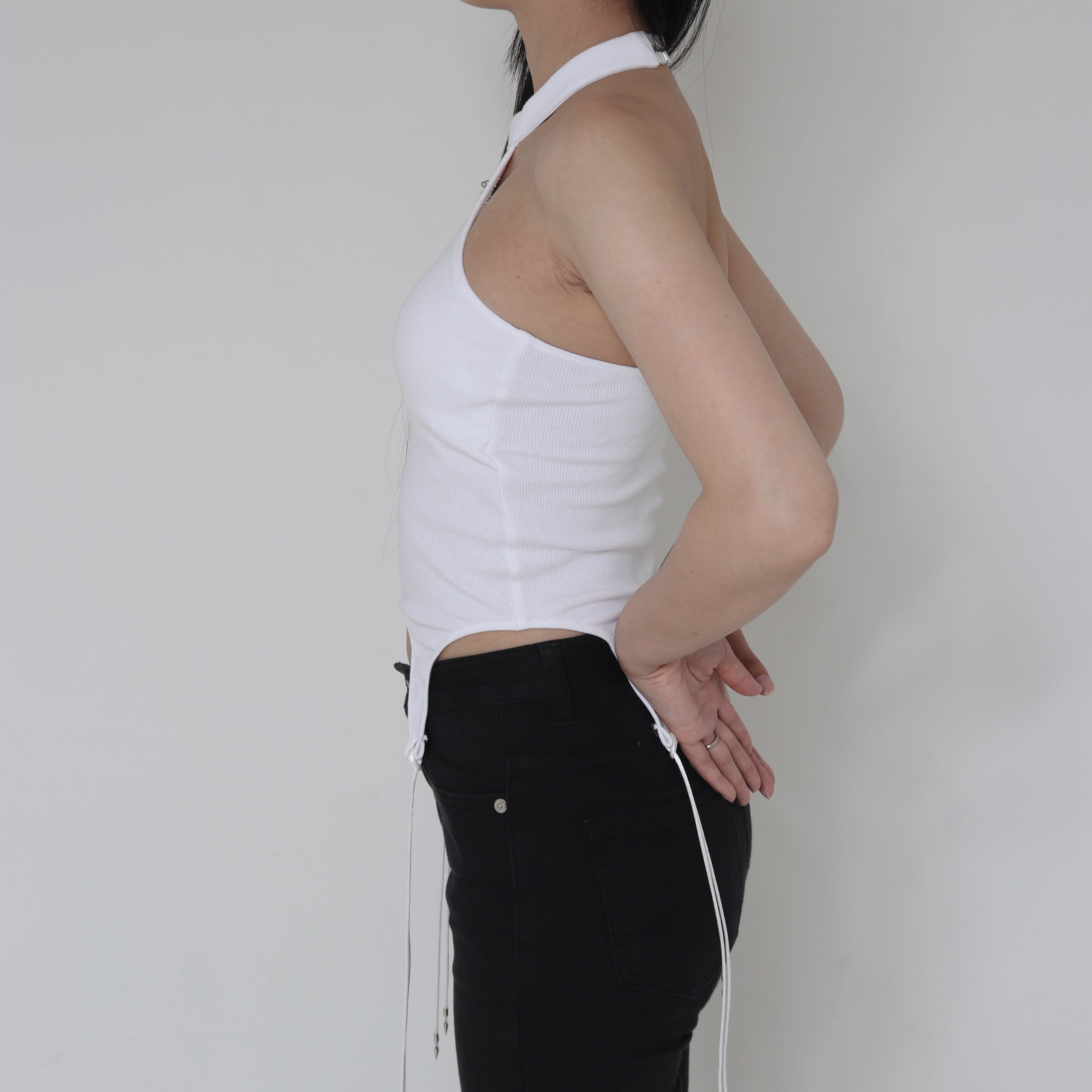 Icon garter tops -white- | SOMEICA