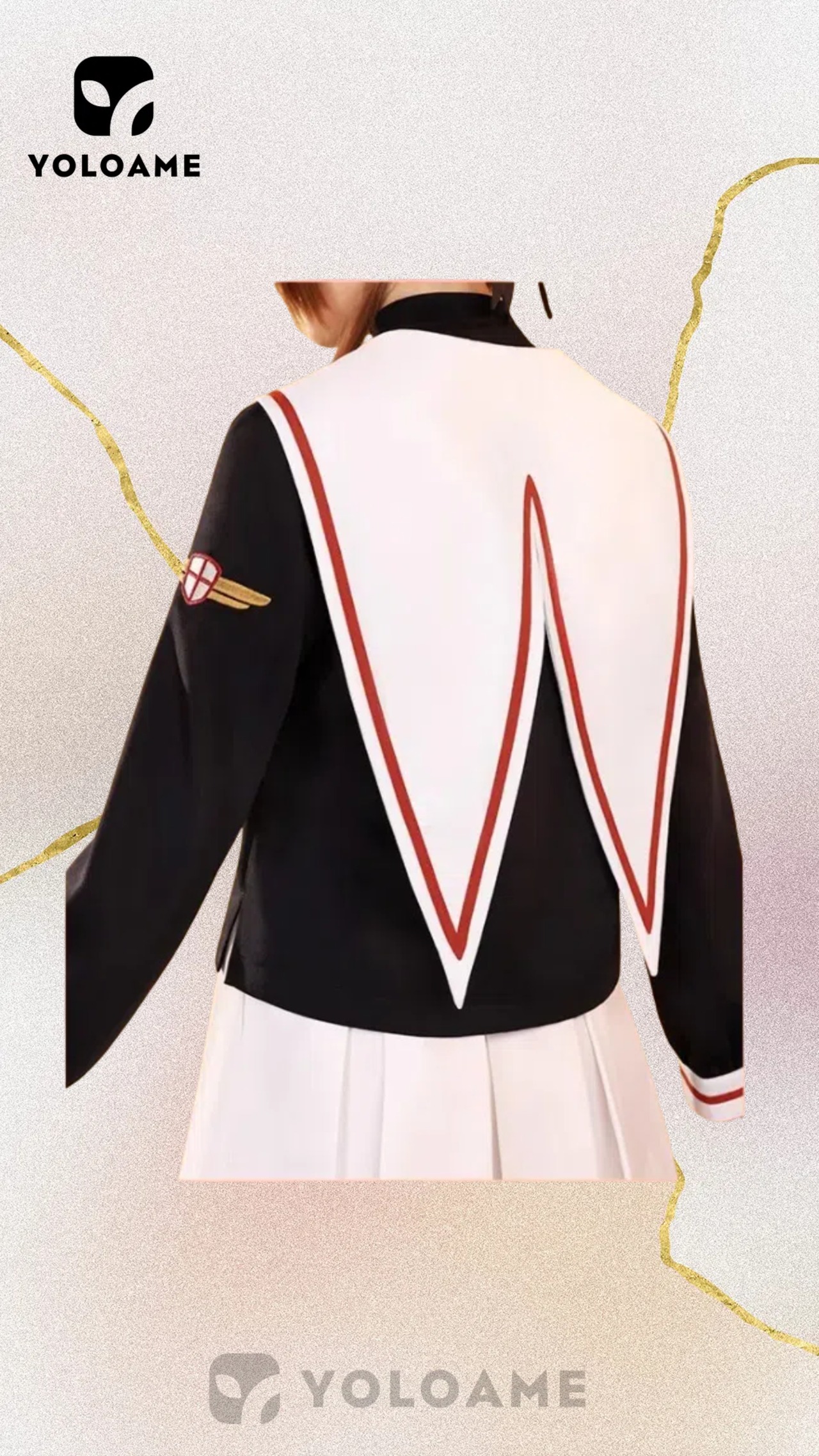 三分妄想 カードキャプターさくら 木之本桜 コスプレ 短い袖VS長い袖 衣装