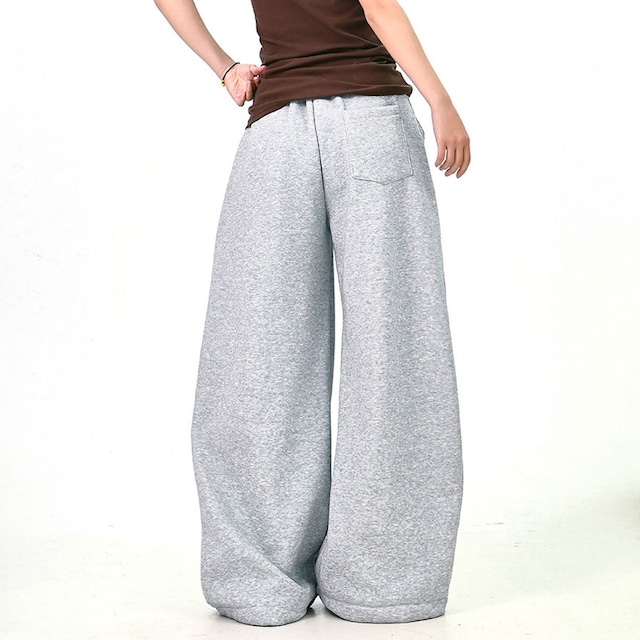 カーブラインパネルストリートスウェットパンツ 2col R01265