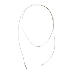 Bubble Code Necklace コードネックレス White 再入荷