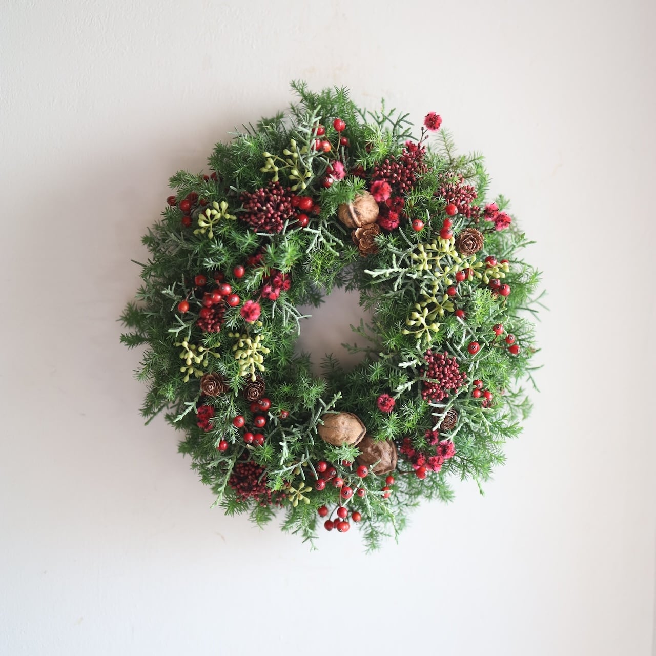 クリスマスハーフリース（生花）c-1 | ハナジタク