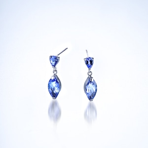 【深い青が導く、私らしさ】
Ptタンザナイトピアス