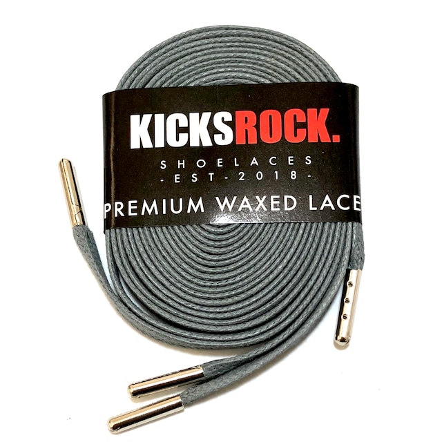 WAXED  SHOELACE  "SHADOW"