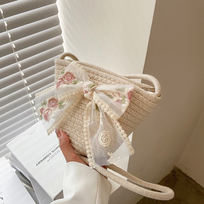 サマーレッド コットン 夏物 メッセンジャーバッグ Tiancai_Wing_Bag63199871890