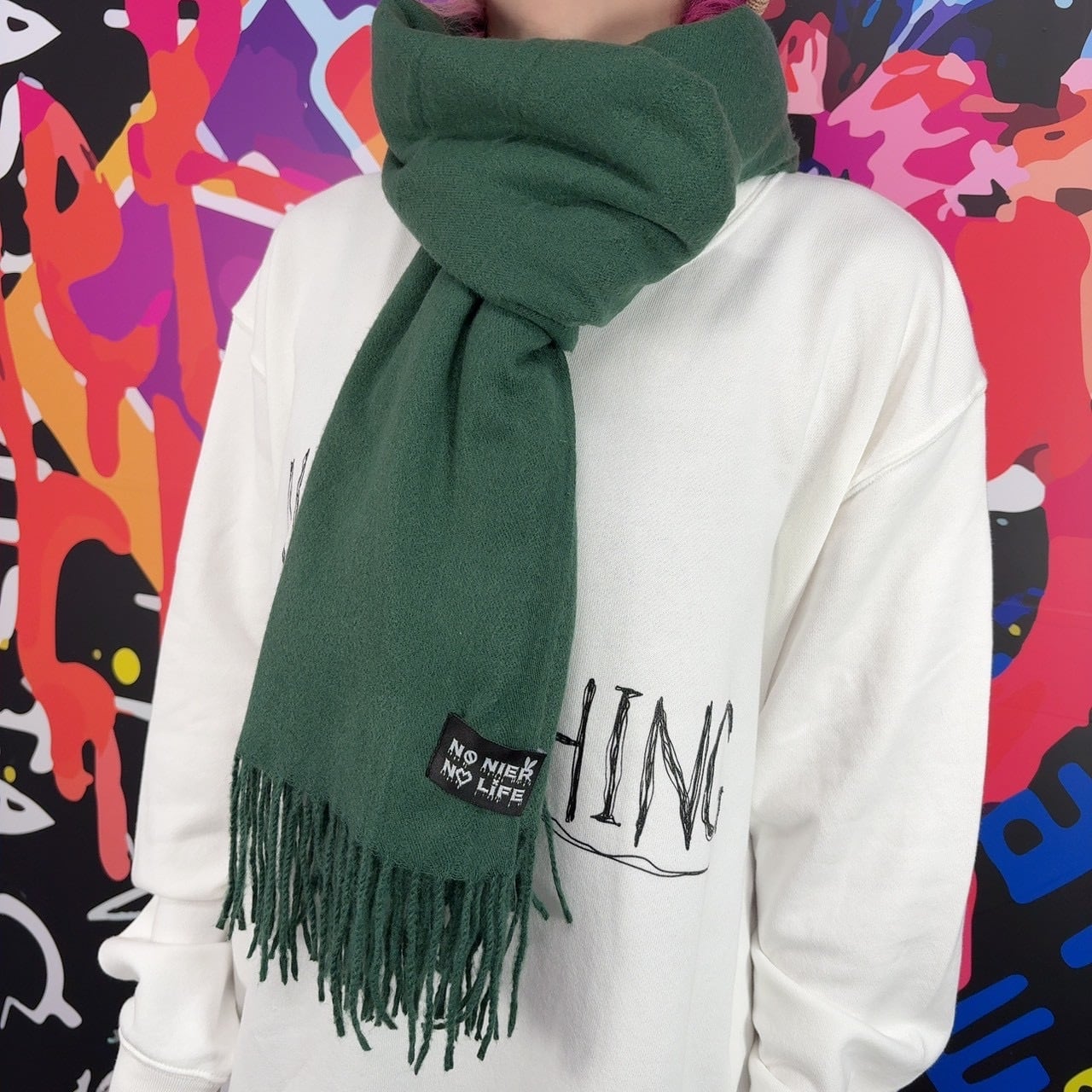 大判×多用途】NIER CLOTHING GREENストール | NIER CLOTHING