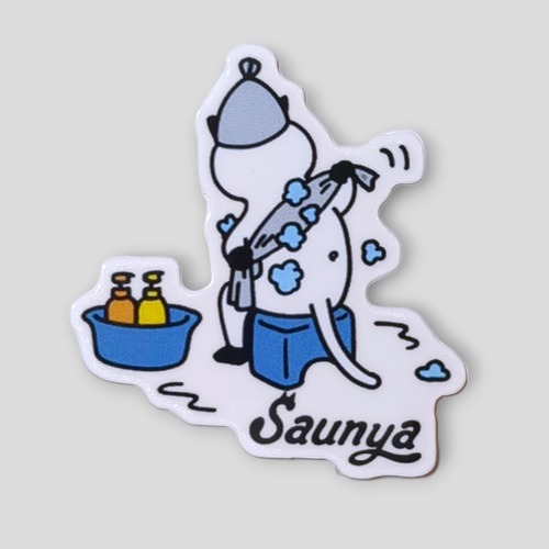 Wash Saunyaステッカー