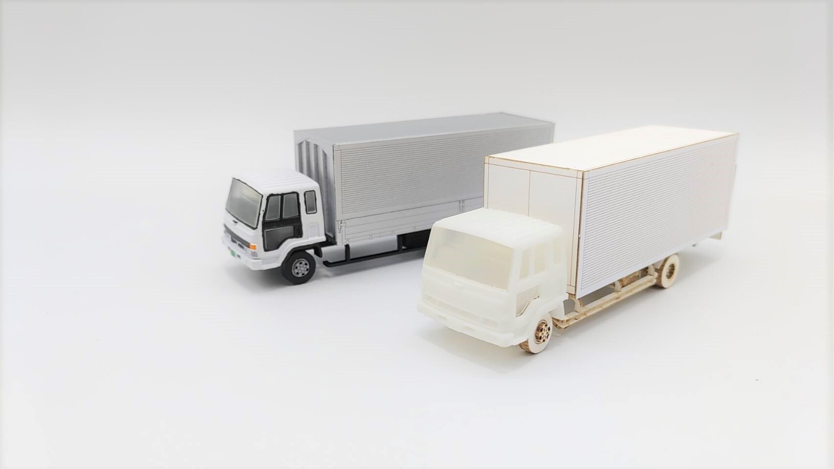 1/80 トラックA ドライバン・ウイング ペーパーキット | 甲府モデル