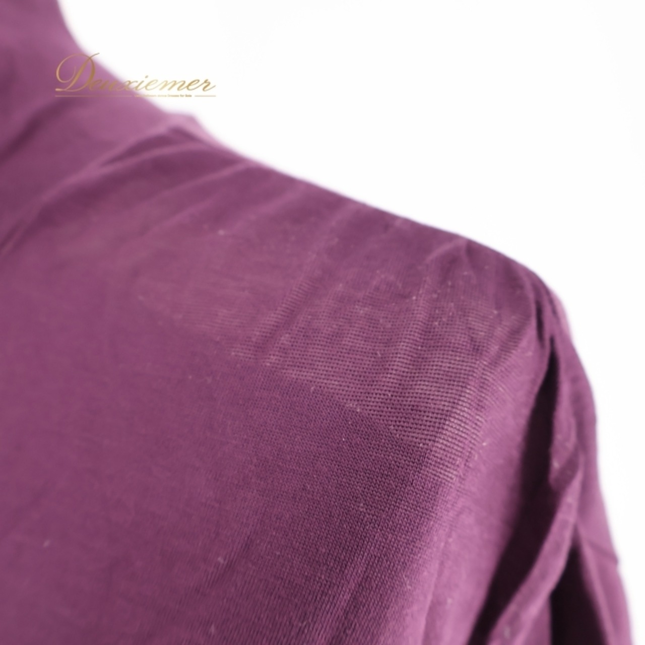 レディース トクコプルミエヴォル TOKUKO 1er VOL トップス ブラウス パープル系 無地 シンプル 伸縮 ストレッチ 日本製 ハイネック タートルネック 上品 カジュアル 普段着 かわいい レディースファッション