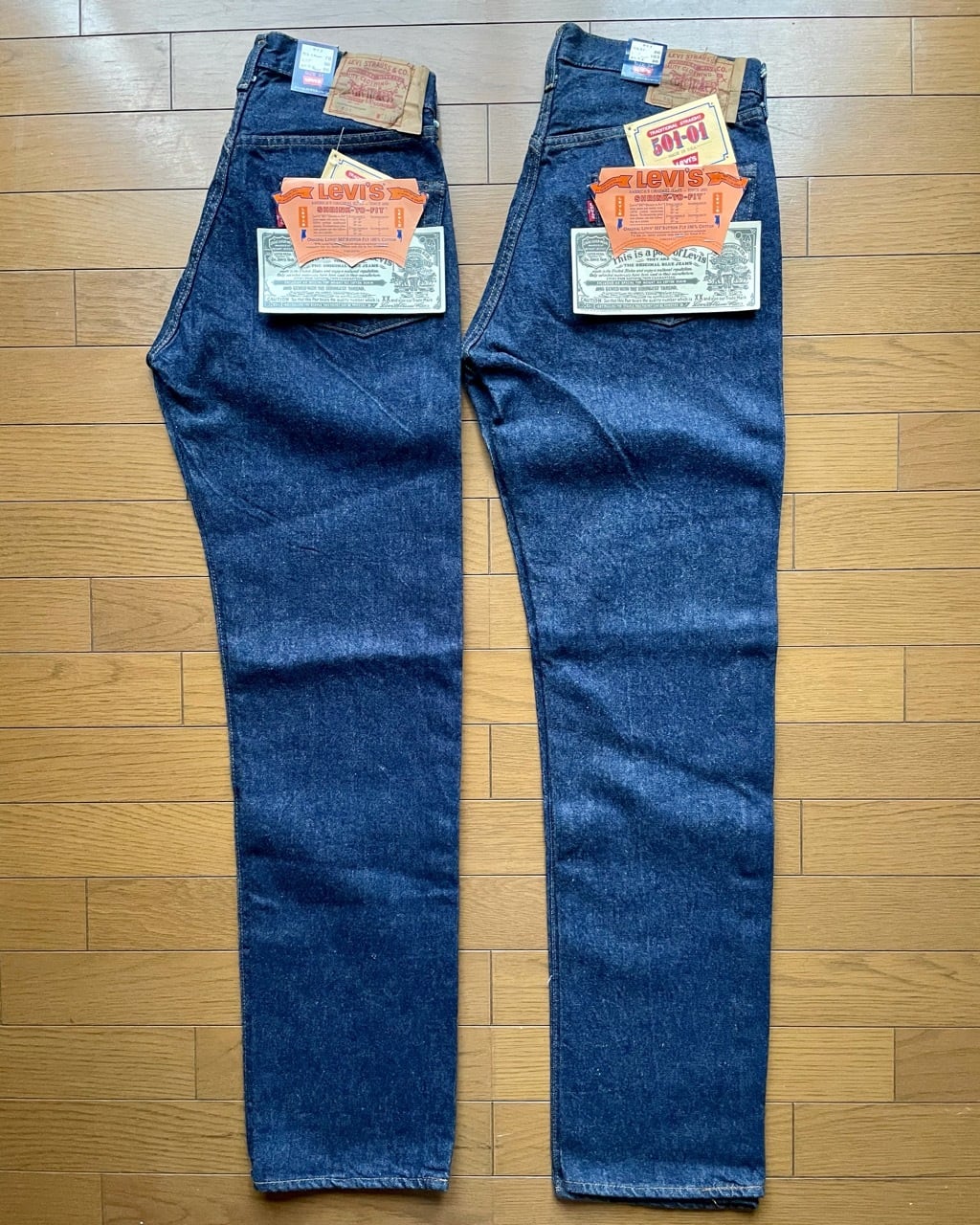 NOS(新古品) 1983年7月製 ビンテージLevi's501 赤耳 W31-L36 デッド