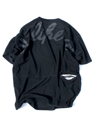 EACHTIME. PILE T-SHIRT "I Like It." BLACK