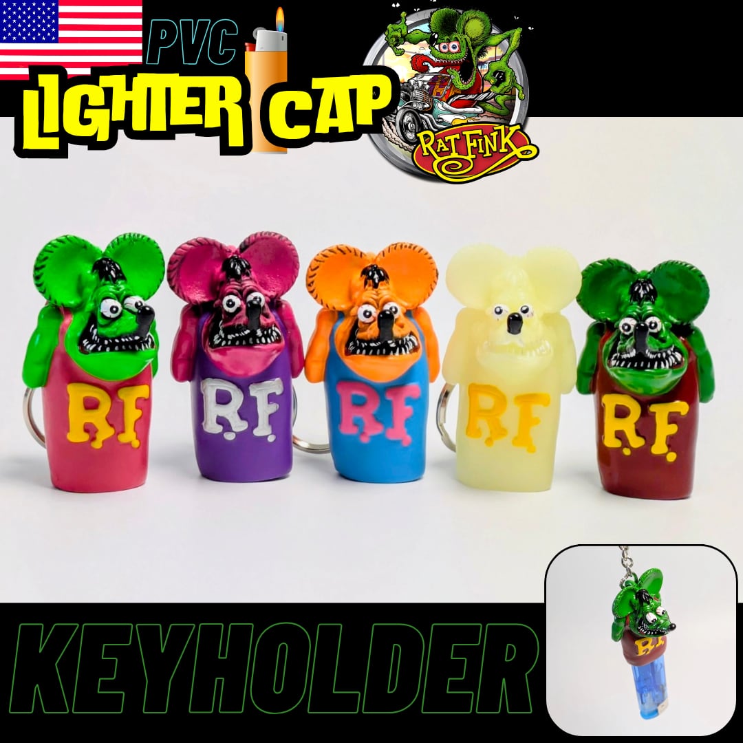 再入荷！【 RAT FINK（ ラットフィンク ）】 Lighter Cap KeyHolder ( ライターキャップキーホルダー ) 〚アメリカン雑貨 アメトイ〛
