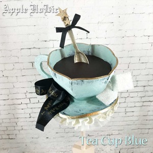 1/6ドール用ハット【Teacup Blue・ティーカップ ブルー】