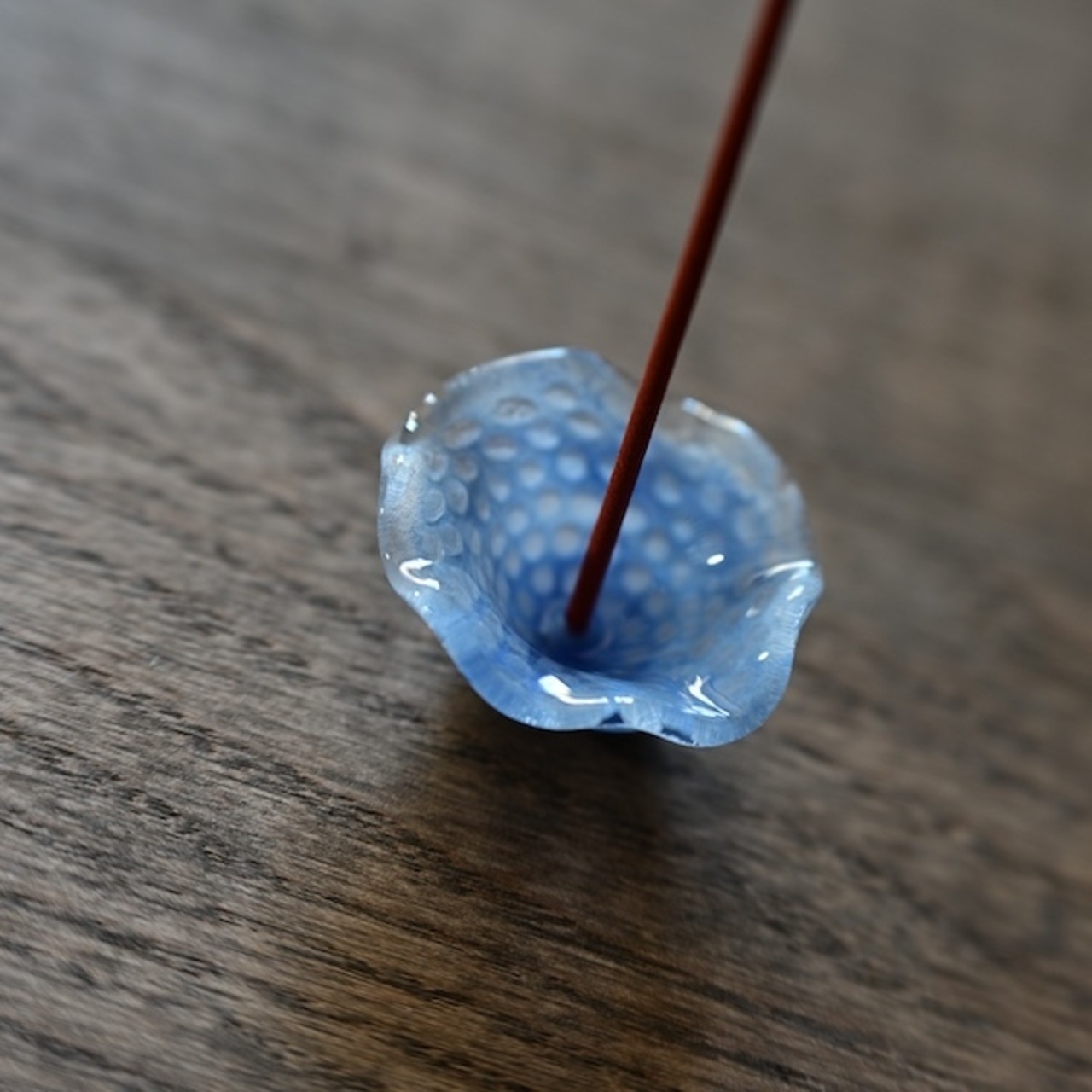 namiumi ガラスの香立て お花　 incense holder - flower  ［2104900000］