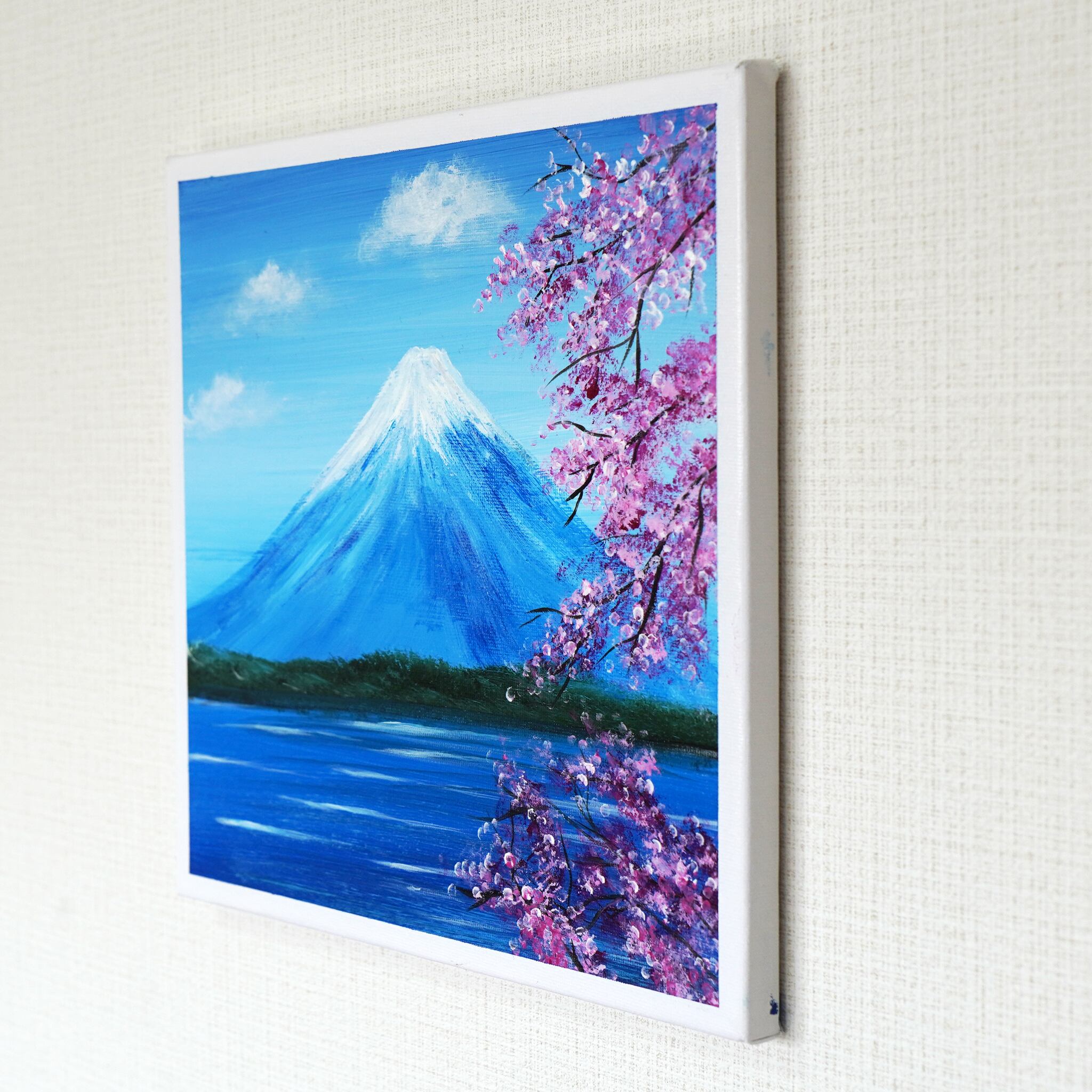 春の富士山 額特注品です 春の富士山 | easobi Artshop