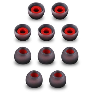 【人気】イヤーピース シリコン イヤホンパッド イヤホンキャップ 高遮音 ポータブルオーディオアクセサリ 交換用 10個セット