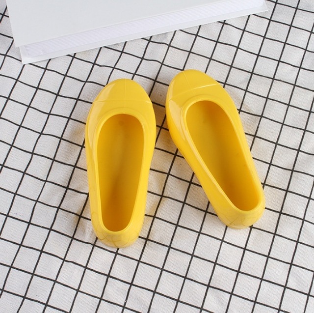 ★即納★ ラバーシューズ　yellow 14cm 16cm【MISO】