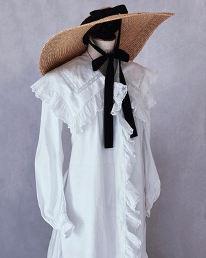 1900's France Antique Robe de Chambre ( for Wedding Dress)