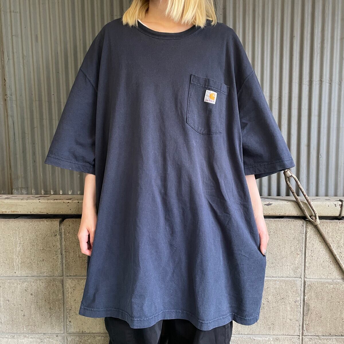 Carhartt BIGサイズ Tシャツ 3XL ネイビー