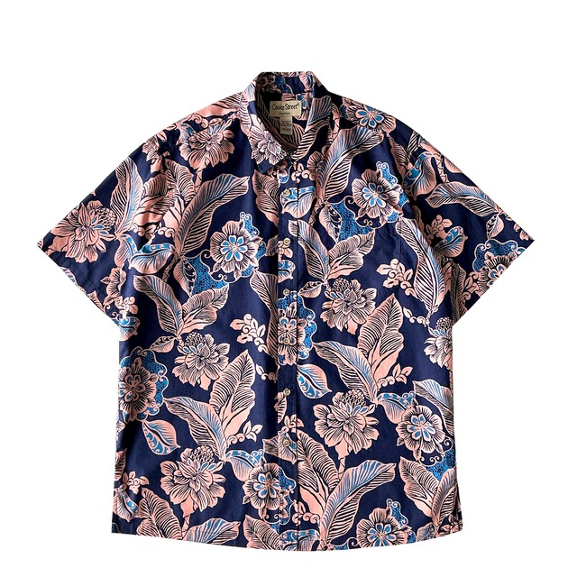 USED Aloha shirt / Cooke street / size L