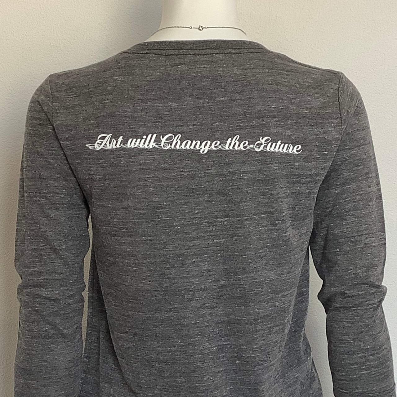 Kepler1649c ( ケプラー1649c ) 七分袖 Tシャツ ヘザーブラック