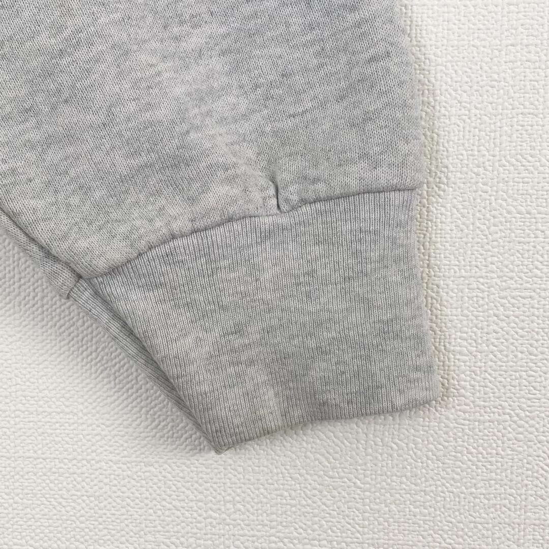 90s フルーツオブザルーム カレッジプリントスウェット グレー XL 古着