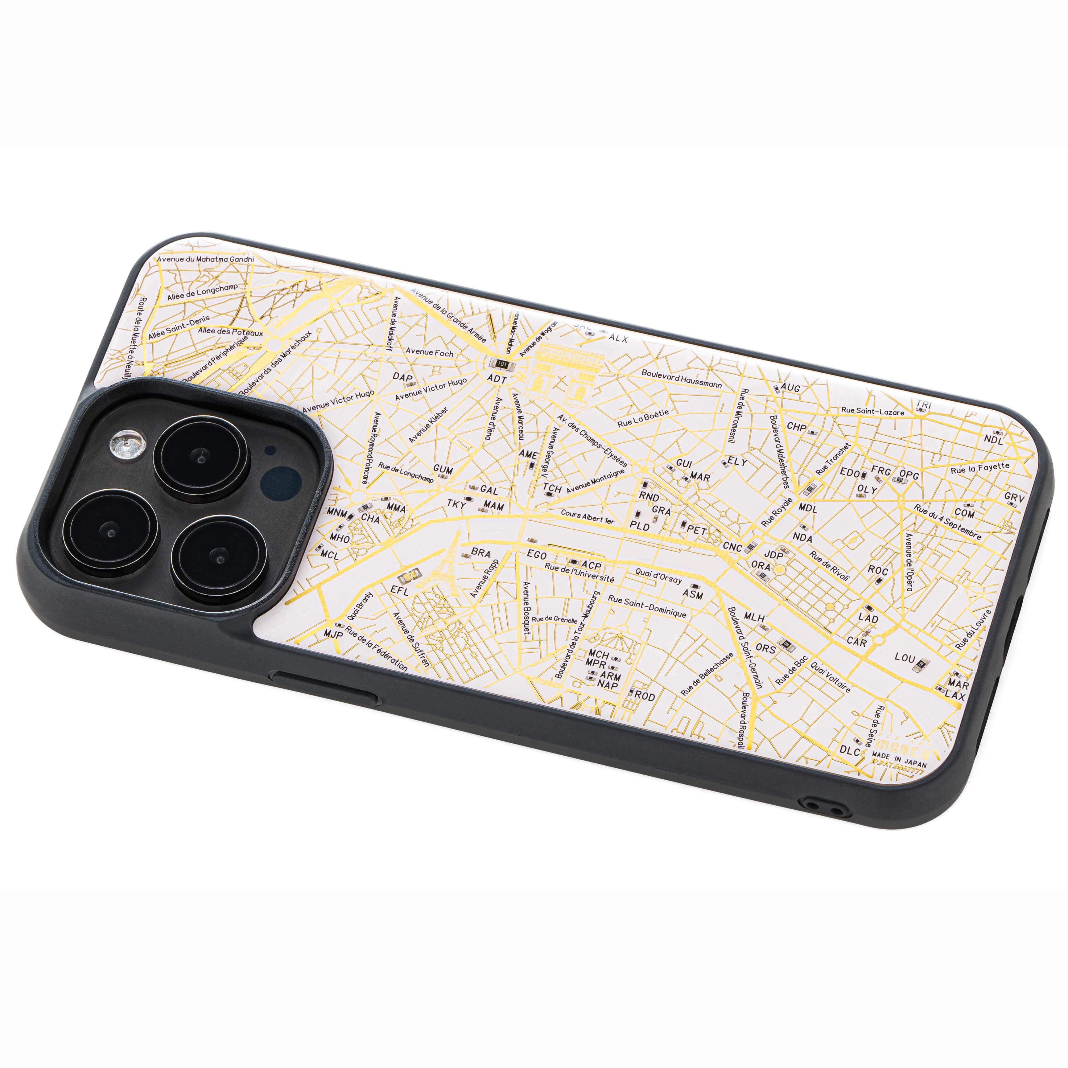 FLASH パリ回路地図 iPhone 15 Pro Max ケース | PCB ART moeco