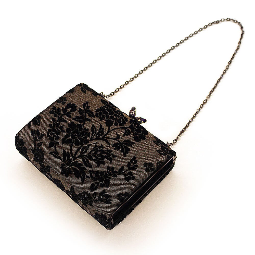 Horinouchi ☆ Knitting 展示品 輪奈ビロード織り礼装バック　未使用 x bag knit collaboration Yoshioka Rina バッグ