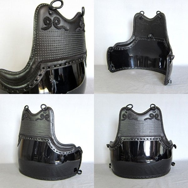 薙刀防具 胴 ヤマト胴 牛革手刺×飾小胸付胸 白紐セット | Pay ID