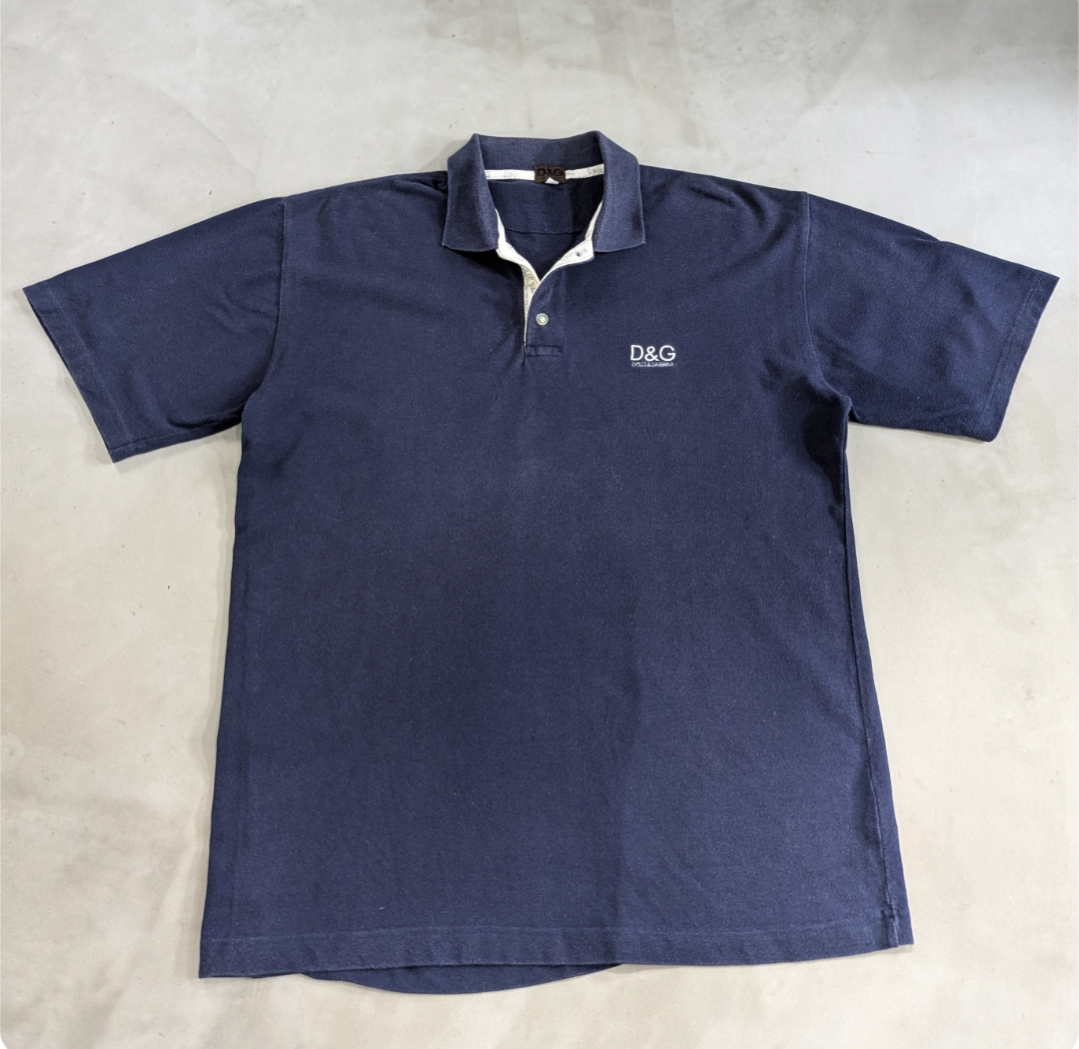 D&G dolce & gabbana logo polo shirt 小岩店