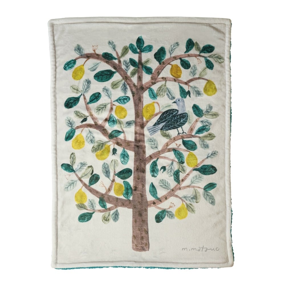 松尾ミユキ(Matsuo Miyuki)Boa Blanket Tree ブランケット 木 鳥