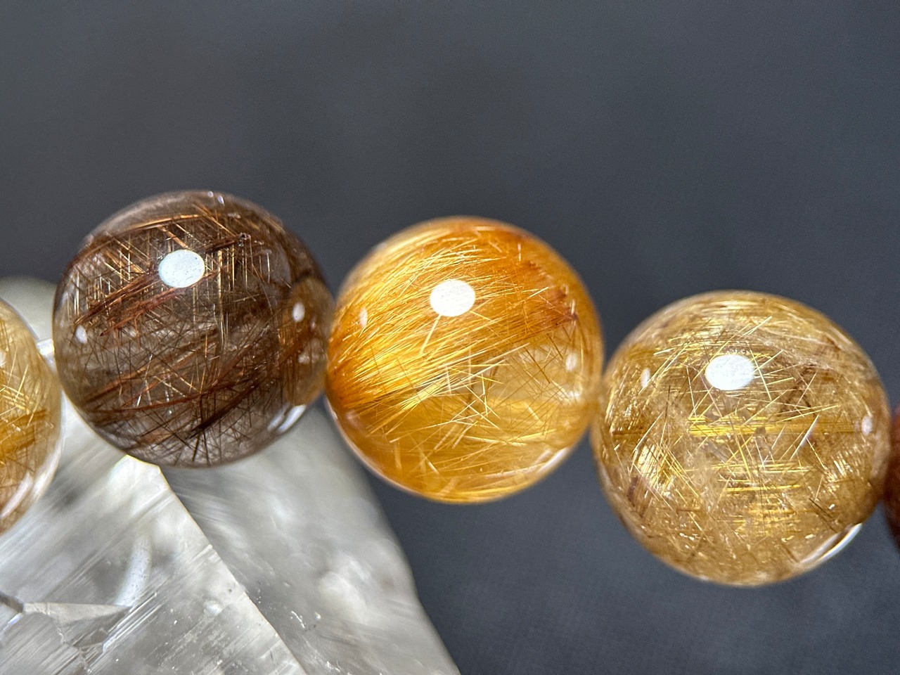 ミックスヴィーナスヘアルチルクォーツブレスレット