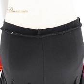 社交ダンス 衣装 ラテン ドレス ワンピース ブラック系 ピンク系 オレンジ系 黒 ピンク オレンジ フリル デモ 競技 ダンス パーティ 発表会 おしゃれ かわいい 女性用 舞台衣装