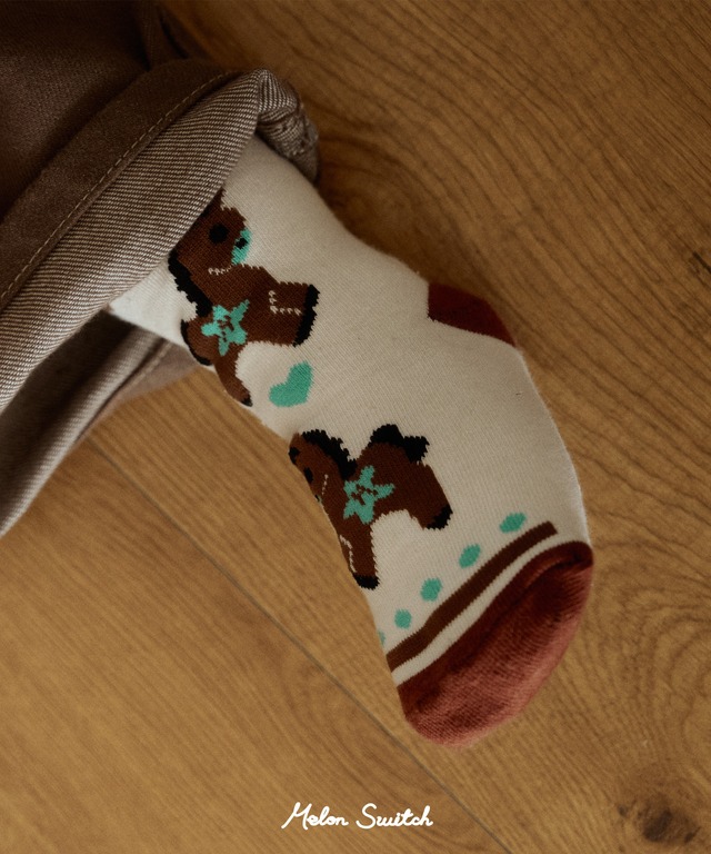 〚予約〛Meron Friends socks set of 3 <kids>