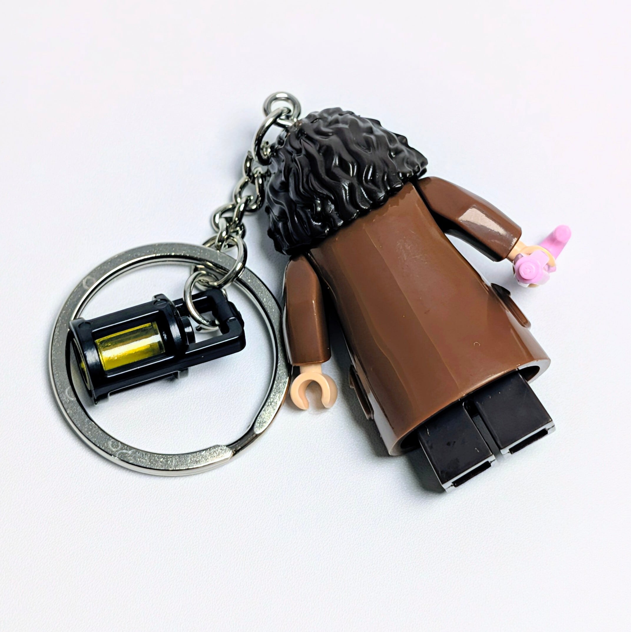 ★ブロックフィギュアキーホルダー★【 Harry Potter / ハリー ポッター 】ルビウス・ハグリッド 正装おめかしver. / Hogwarts ( ホグワーツ ) / グリフィンドール 〚アメリカン雑貨 アメトイ〛
