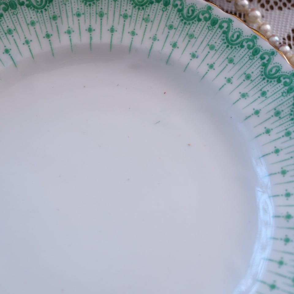 英国アンティーク サミュエルラドフォード 1880年頃 プレート4枚セット