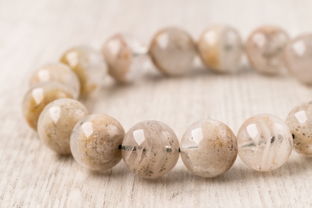 ◆一点物◆ 2A ガーデンクォーツ ブレスレット 12.5mm