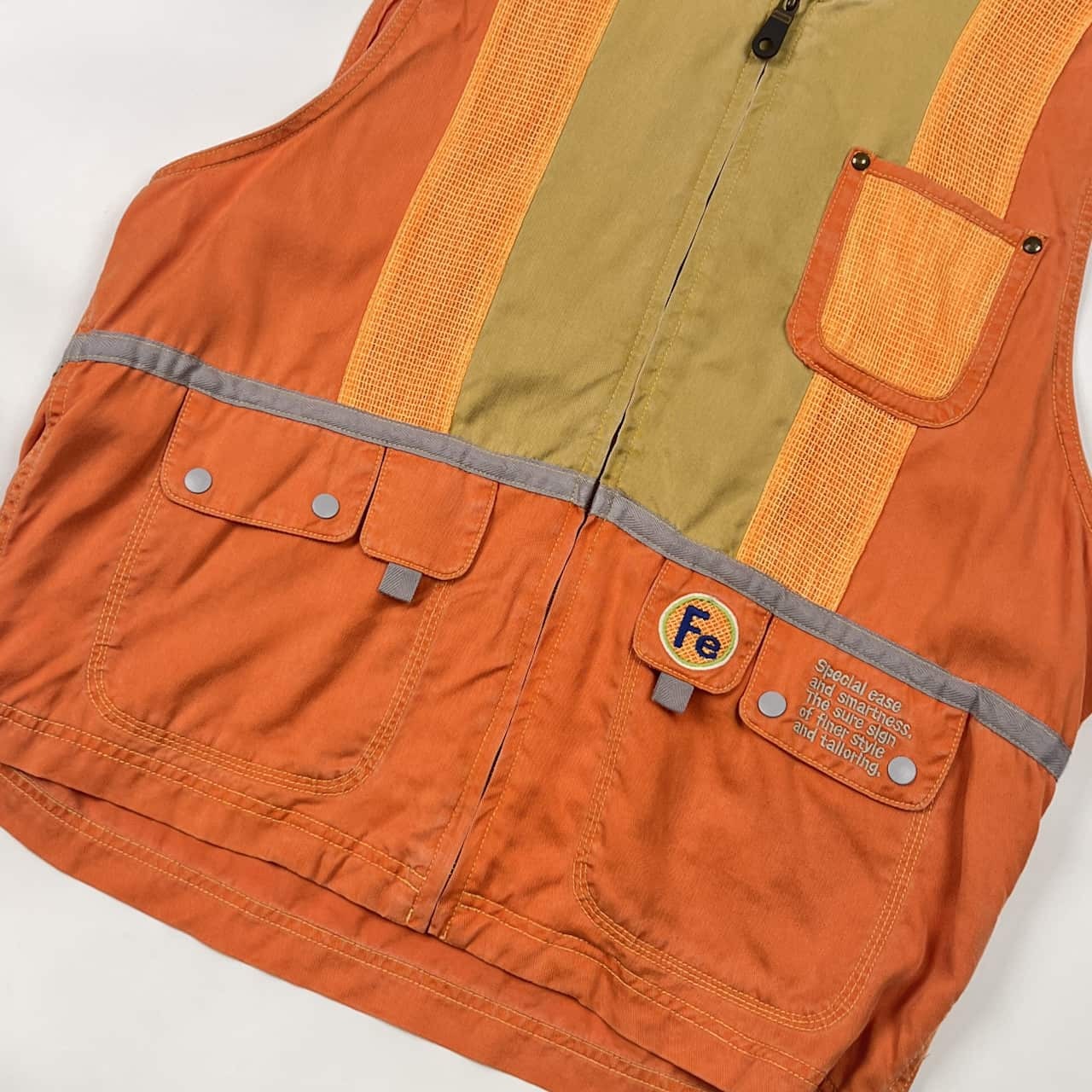 santa fe サンタフェ フード付き フルジップ ハンティング ベスト /マルチ メンズ