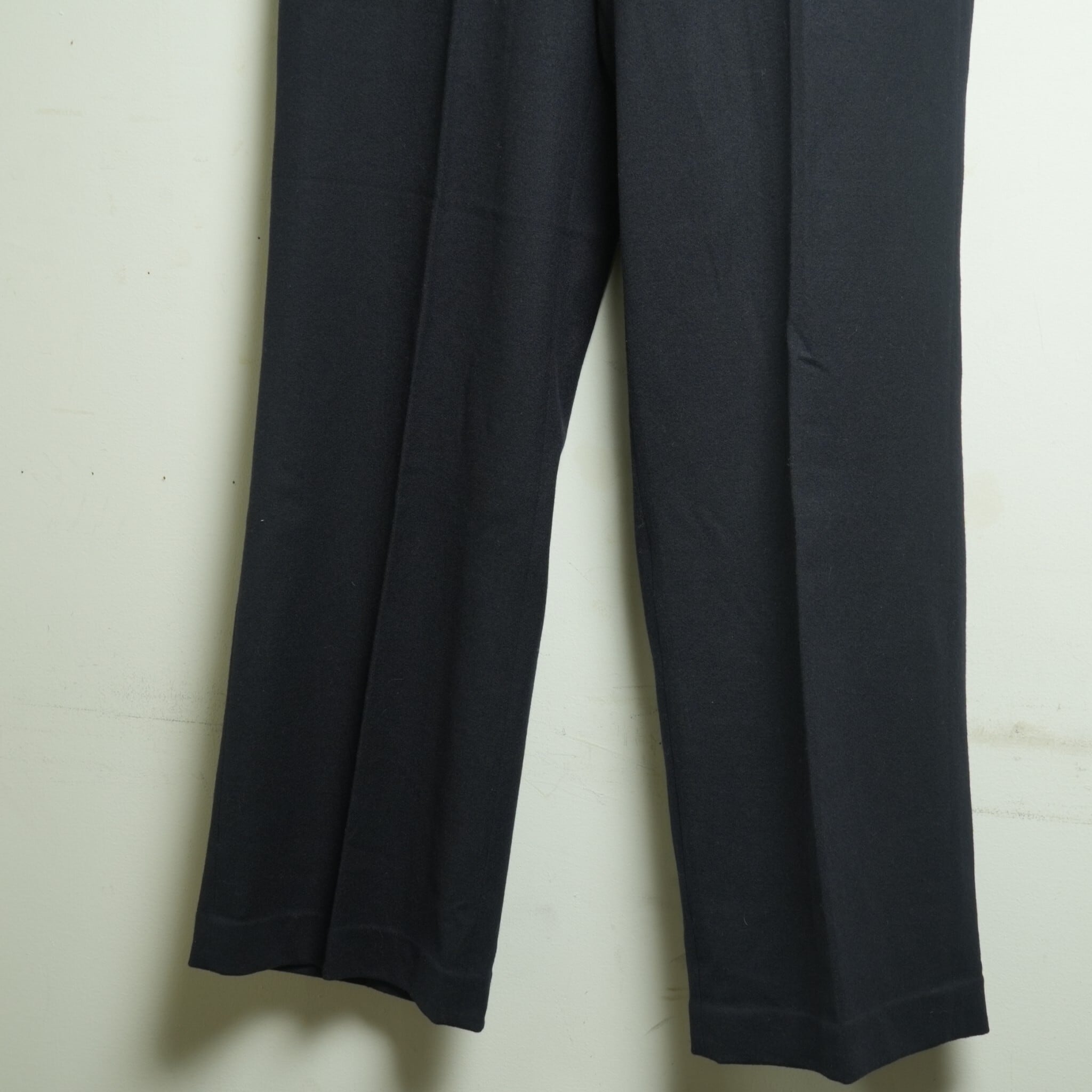 1930〜40s French Navy Wool Sailor Pants【DEADSTOCK 