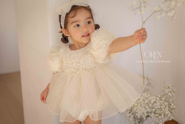 【即納】<OREN>  Blooming rose pearl suit