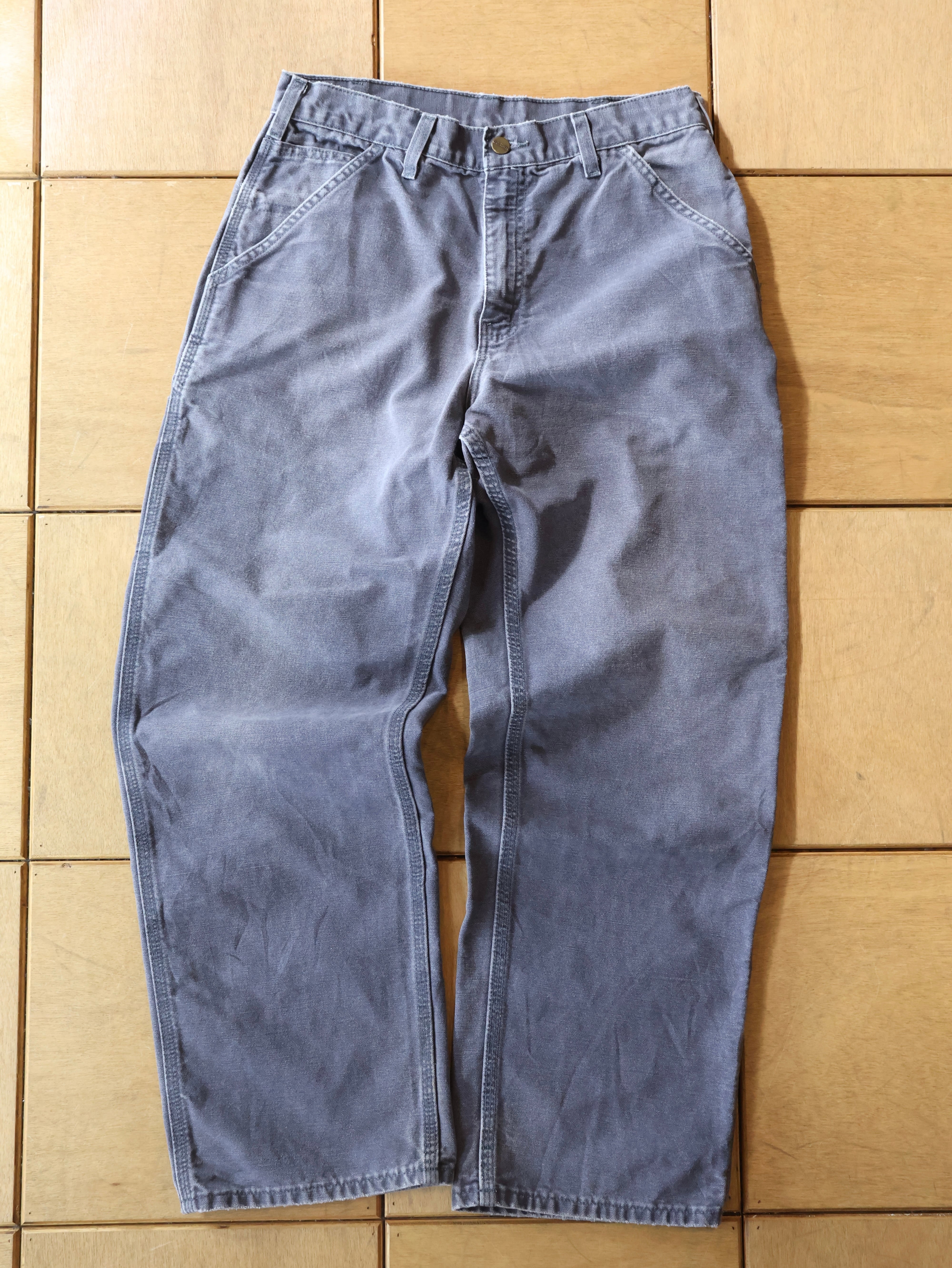 00s carhartt 茄子紺 ダックペインターパンツ 表記W32/L30 カーハート
