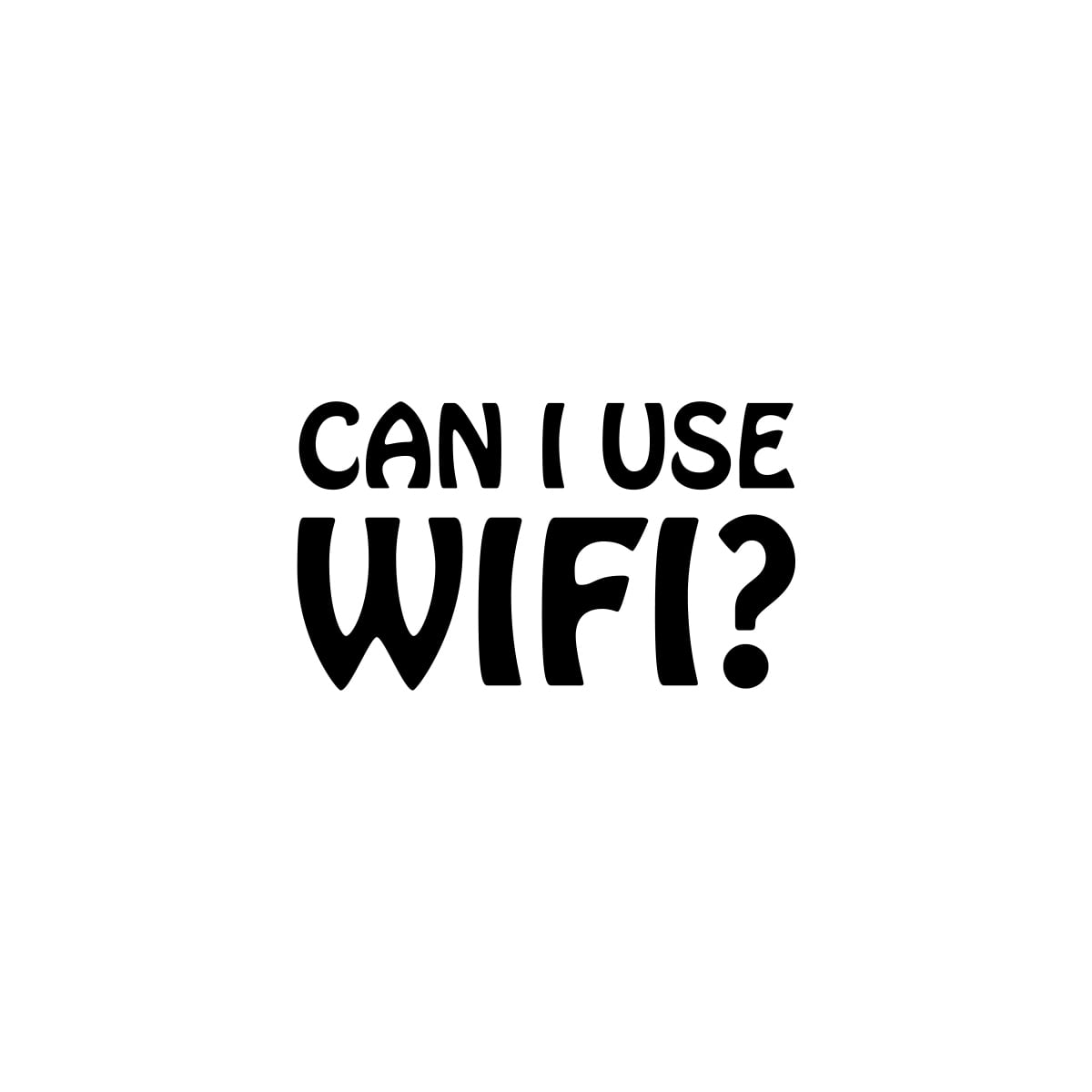CAN I USE WIFI？ Tシャツ ms42 海外で無料Wi-Fi使うなら おもしろ