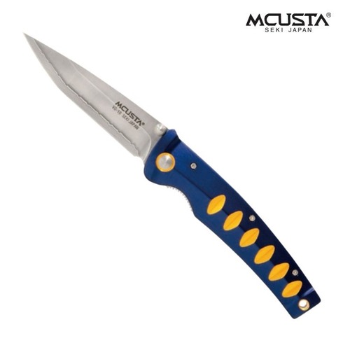 ナイフ エムカスタ MCUSTA KATANA 三層鋼 アルミハンドル MC-0042C 折りたたみナイフ 関刃物 国産 日本製