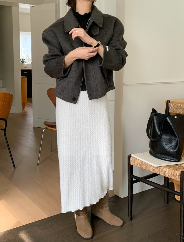 (予約) signature / Mongol long skirt 2color