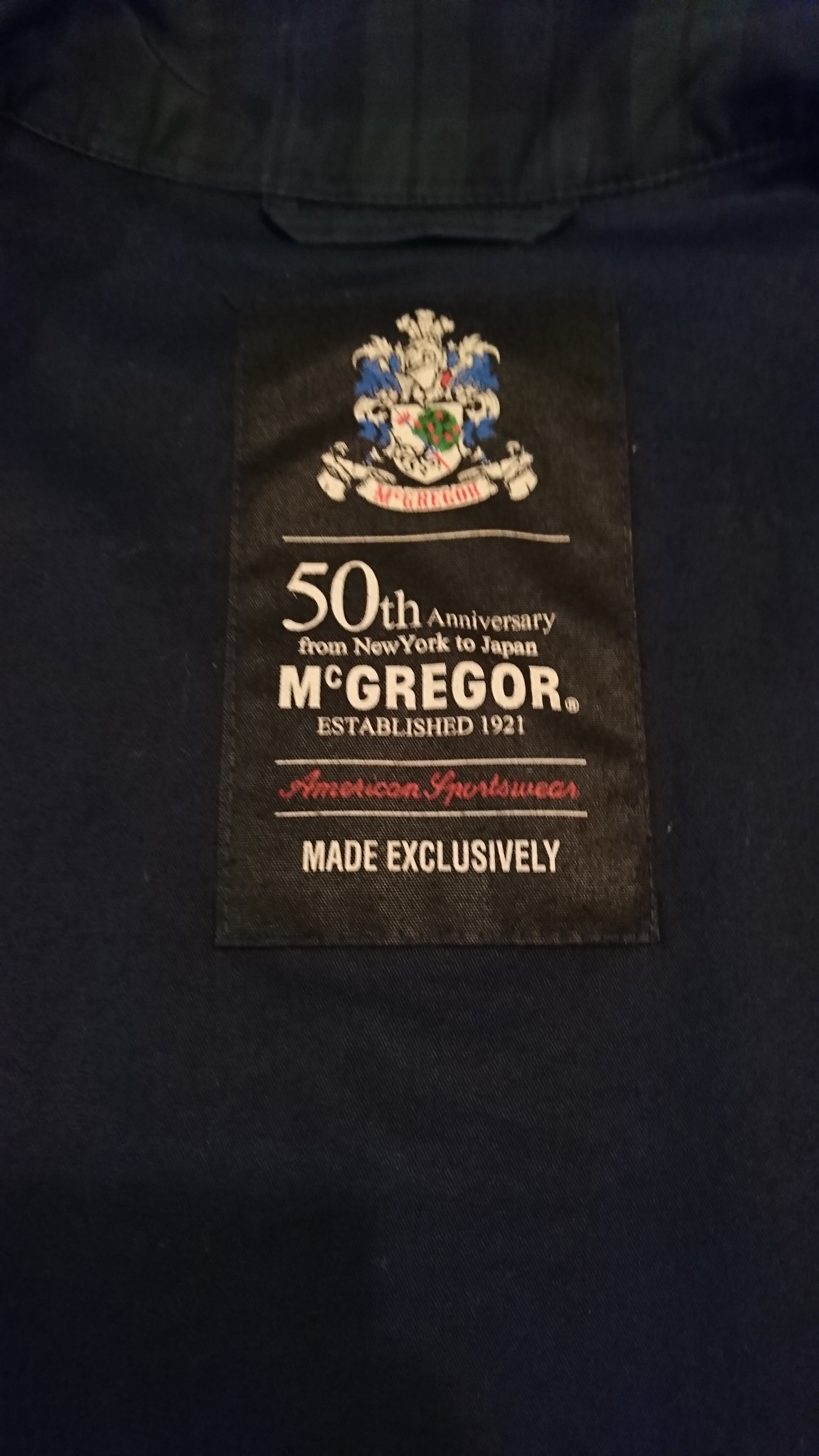 McGREGOR 50th Anniversary Jacket | BOW & ARROW WEB STORE