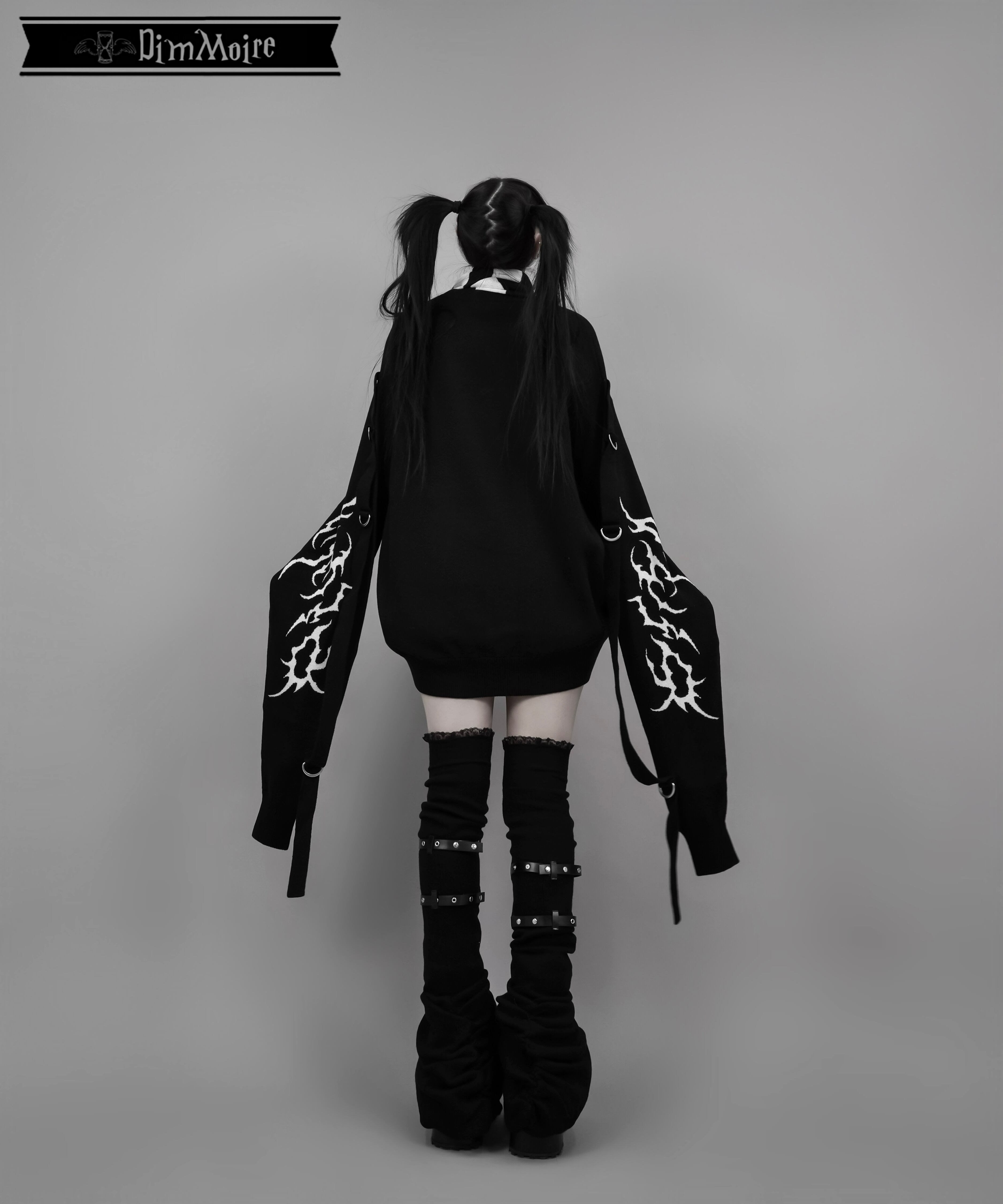 超ロングスリーブニットII【Black】 | DimMoire