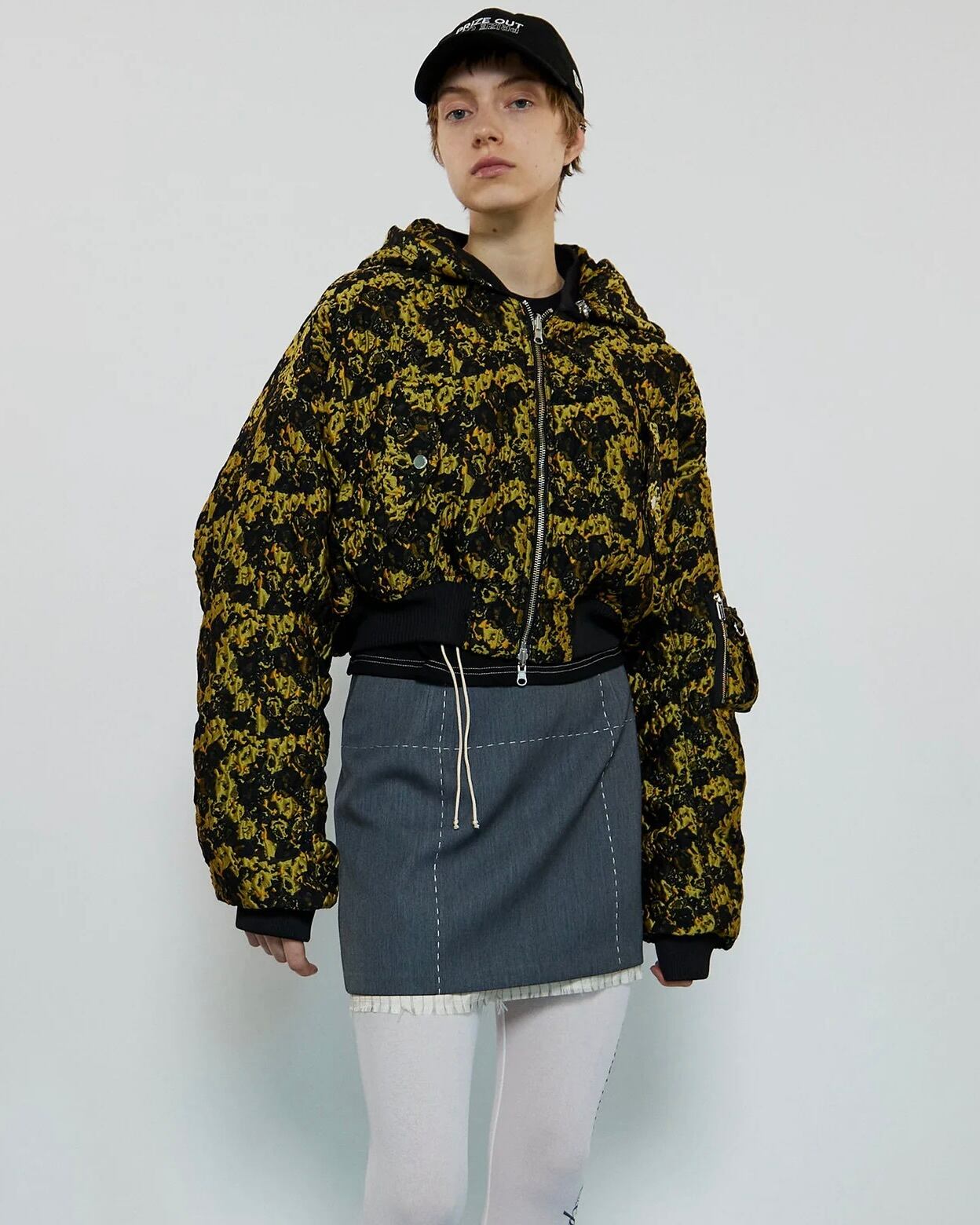 MAISON SPECIAL】Multiway Jacquard Short Length MA-1 | idealclasse