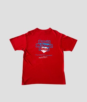 -McDONALD'S- Vintage 80s L Print T-shirt made in USA