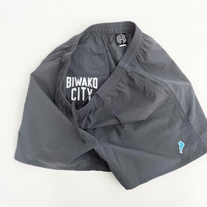 BIWAKO CITY / NYLON SHORTS / GRAY